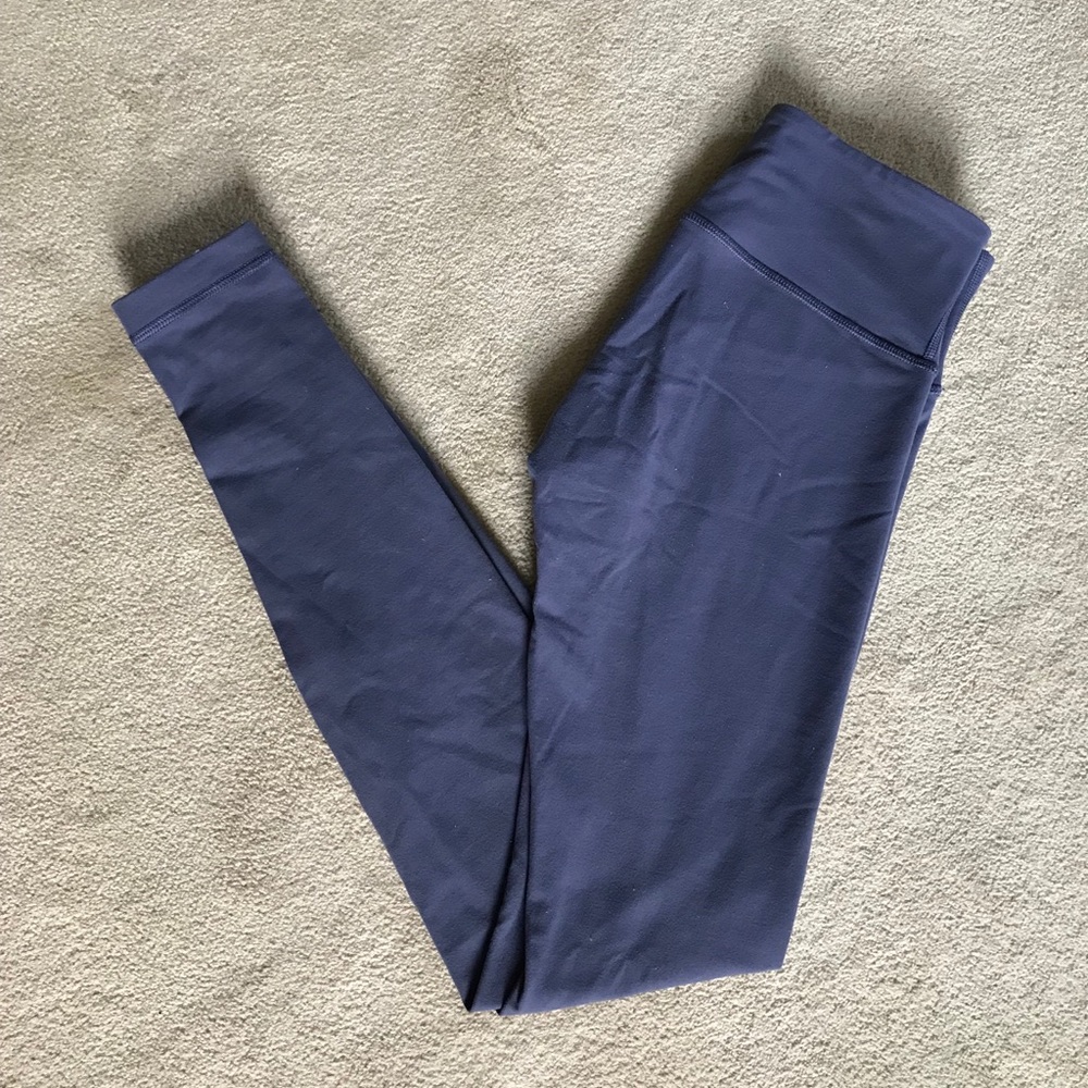 Lululemon size 6 grey/purple leggings